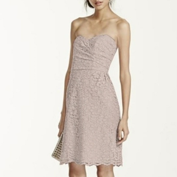 David's Bridal Dresses & Skirts - CYBER SALE! David's Bridal 18, Strapless Mini